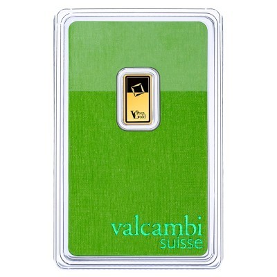 Valcambi Green Gold 1 g - investiční zlatý slitek