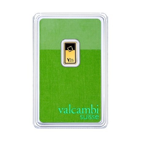 Valcambi Green Gold 1 g - investiční zlatý slitek