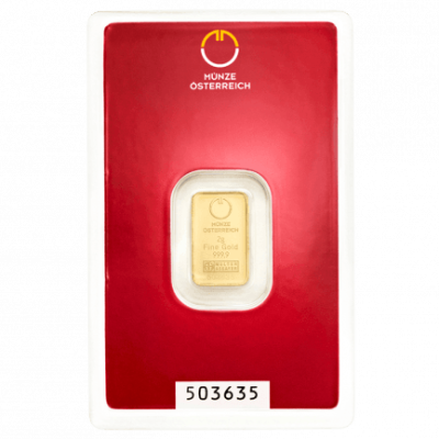 Münze Österreich 2g - инвестиционный золотой слиток