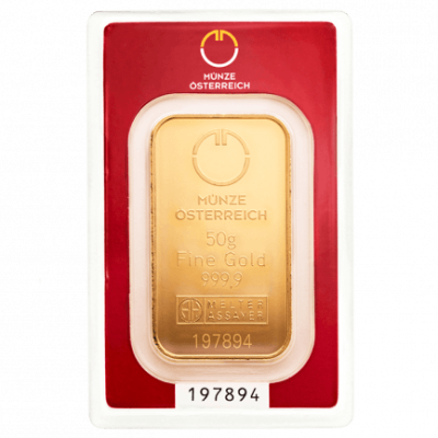Münze Österreich 50g - инвестиционный золотой слиток