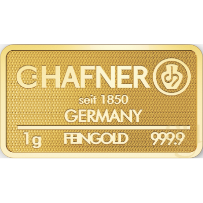 Happy Birthday, C. Hafner  - 1 г - золотой слиток