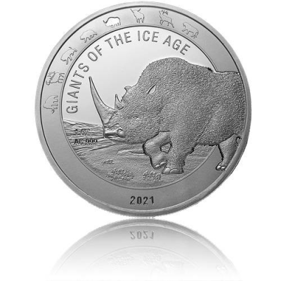 Giants of the Ice Age Series - 8 Oz- Серебряные коллекционные монеты