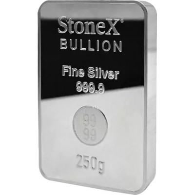 StoneX Coinbar - 250 г - слиток серебряной монеты