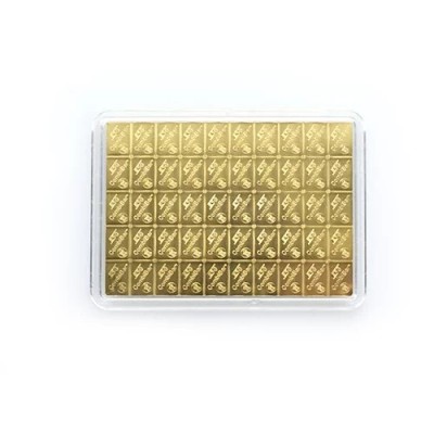 Valcambi 50 x 1g Combi bar - золотой инвестиционный слиток