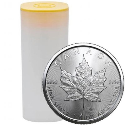 Maple Leaf (2025) - 1 унция - серебряная инвестиционная монета