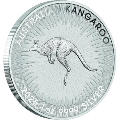 Kangaroo (2025) - 1 унция - серебряная инвестиционная монета (доставка 5.7.2025)