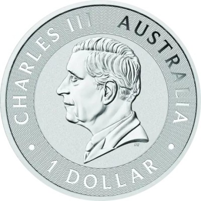 Kangaroo (2025) - 1 унция - серебряная инвестиционная монета (доставка 5.7.2025)