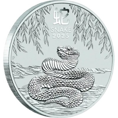Lunar Snake (2025) - 1 унция - серебряная инвестиционная монета