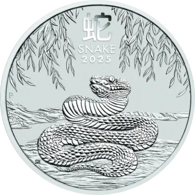 Lunar Snake (2025) - 1 унция - серебряная инвестиционная монета