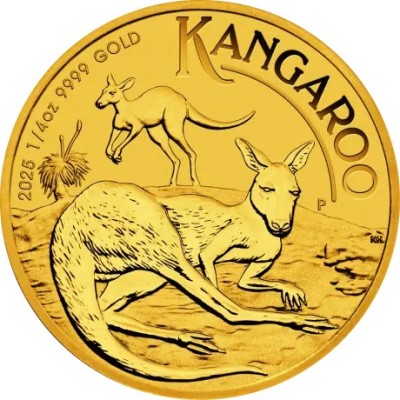 Kangaroo (2025) - 1/4 унции - золотая инвестиционная монета