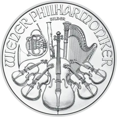 Wiener Philharmoniker (2025) - 1 унция - серебряная инвестиционная монета