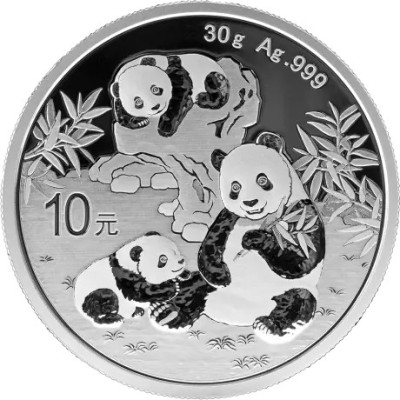 Panda (2025) - 30 г - серебряная инвестиционная монета