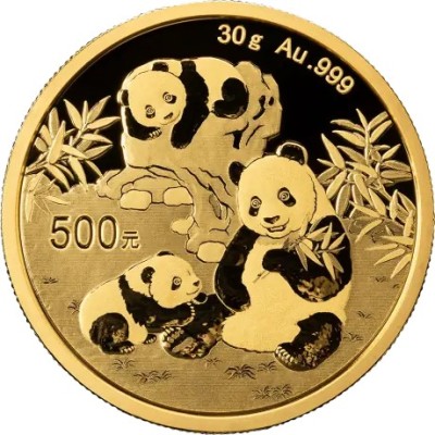 Panda (2025) - 30 г - золотая инвестиционная монета