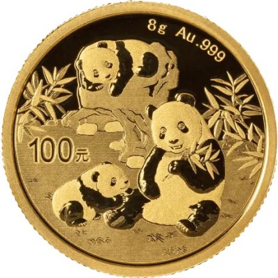 Panda (2025) - 8 г - золотая инвестиционная монета