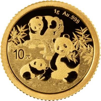 Panda (2025) - 1 г - золотая инвестиционная монета