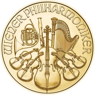 Wiener Philharmoniker (2025) - 1/2 унции - золотая инвестиционная монета