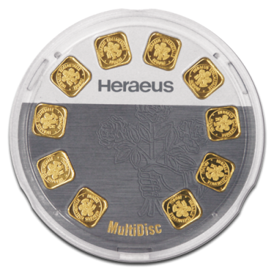 Argor-Heraeus Goldseed 10 x 1 г - золотой инвестиционный слиток