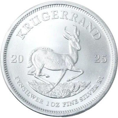 Krugerrand (2025) - 1 унция - серебряная инвестиционная монета