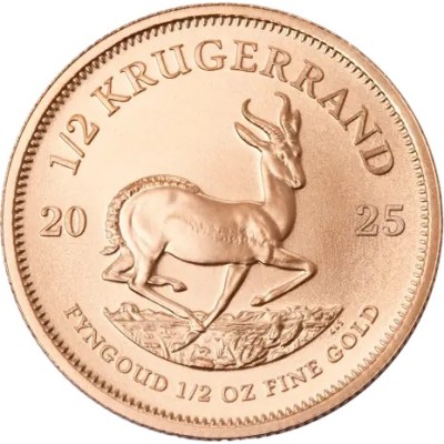 Krugerrand (2025)  - 1/2 унции - золотая монета