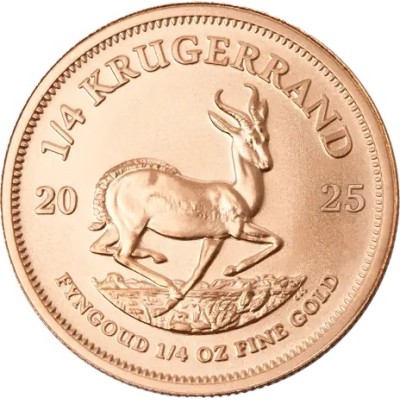 Krugerrand (2025)  - 1/4 унции - золотая инвестиционная монета