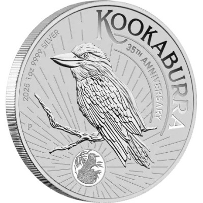 Kookaburra (2025)  - 1 унция - серебряная инвестиционная монета