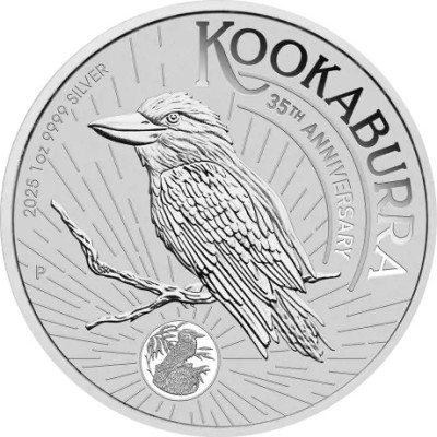 Kookaburra (2025)  - 1 унция - серебряная инвестиционная монета