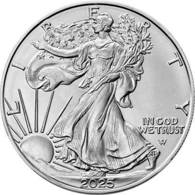 American Eagle (2025)- 1 унция - серебряная инвестиционная монета