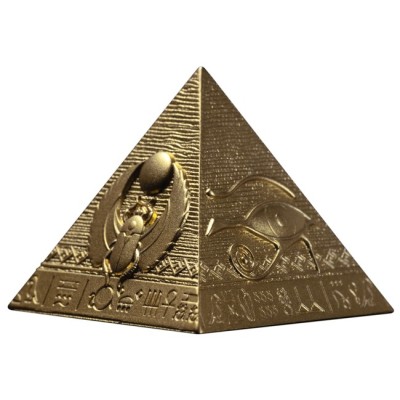 Pyramids of Gíza - 6 Oz - серебряная коллекционная монета типа proof