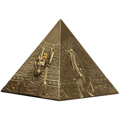 Pyramids of Gíza - 6 Oz - серебряная коллекционная монета типа proof