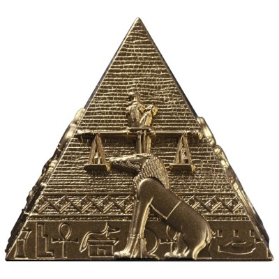 Pyramids of Gíza - 6 Oz - серебряная коллекционная монета типа proof