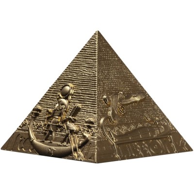 Pyramids of Gíza - 6 Oz - серебряная коллекционная монета типа proof