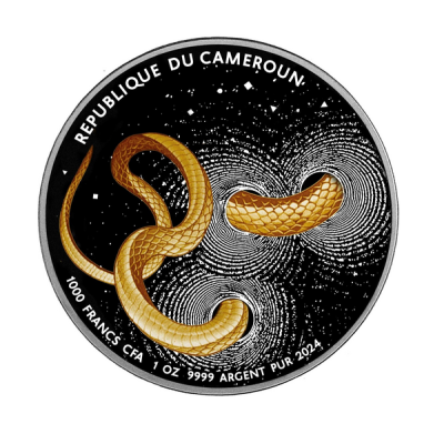 Herpeton Snake - 1 Oz - коллекционная серебряная монета