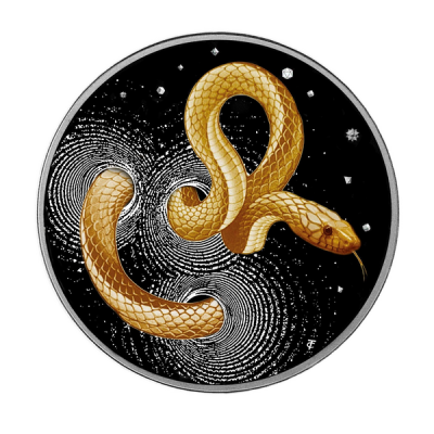 Herpeton Snake - 1 Oz - коллекционная серебряная монета