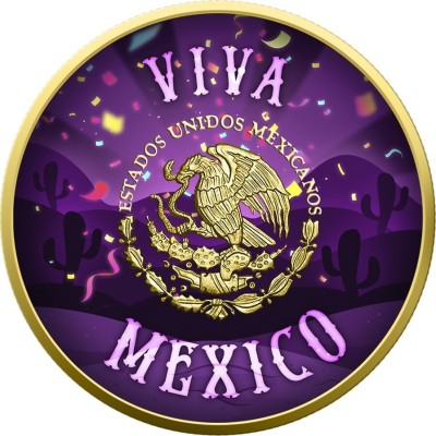 Mexico - Libertad 2024, Синко де Майо - серебряная коллекционная монета