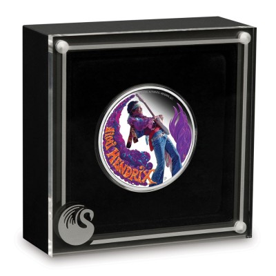 Jimi Hendrix - 1 Oz  - серебряная коллекционная монета