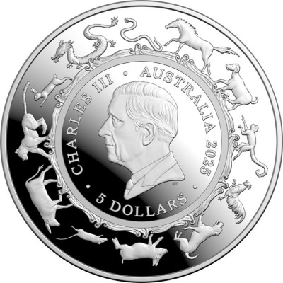 The Year of the Snake 1 Oz - серебряная коллекционная монета