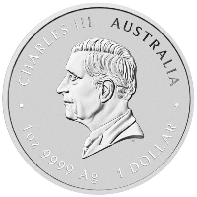 Australian Lunar Snake- 1 унция - серебряная коллекционная монета