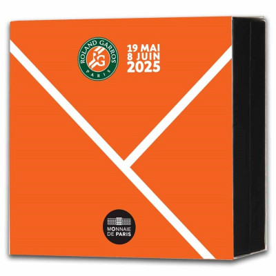 100 Years of Roland Garros - 22g - Серебряная коллекционная монета