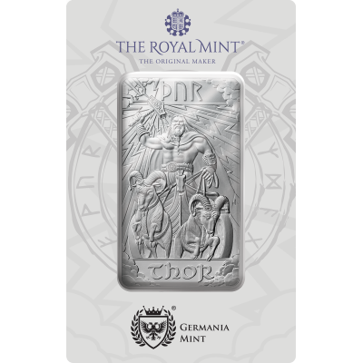 Norse Gods - Thor - 10 Oz - серебряный инвестиционный слиток