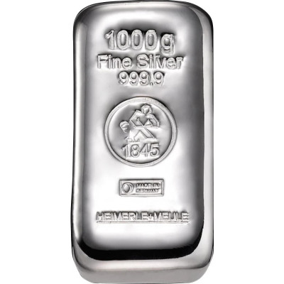 Heimerle + Meule - 1 KG - серебряный инвестиционный слиток