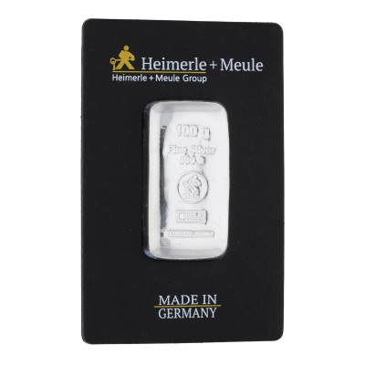 Heimerle + Meule - 100 г - серебряный инвестиционный слиток