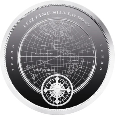Терра (2025) - Инвестиционная монета из серебра 1OZ (доставка 18.9.2025)