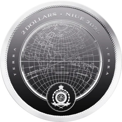 Терра (2025) - Инвестиционная монета из серебра 1OZ (доставка 18.9.2025)