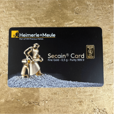 Heimerle + Meule - 0,5 г - золотой инвестиционный слиток