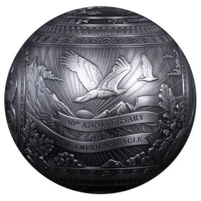 Американский орел - 1 KG - серебряная коллекционная монета (поставка 20.11.2025)
