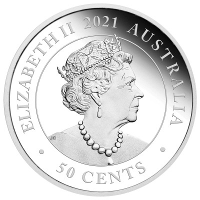 Детеныш кенгуру (2021) - 1/2 унции - Серебряная коллекционная монета