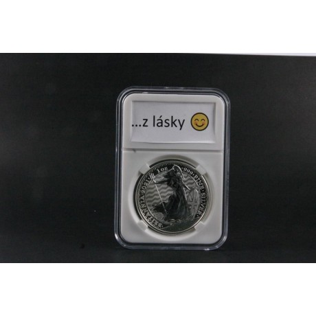 Plastový držák na minci o průměru 38-40mm