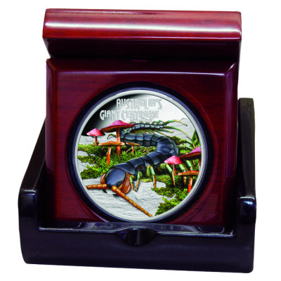 Гигантская сороконожка (2026) - 1 унция серебряной коллекционной монеты с пробой