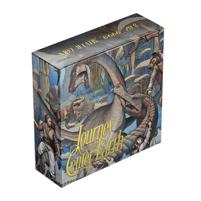 Путешествие к центру Земли (2026) - 3 унции - коллекционная монета из серебра proof