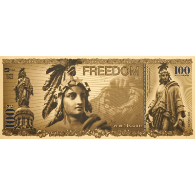 Freedom Aurum - 24k Gold Bill (100 мг)